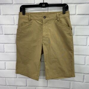Prana Santiago Men's 10" Shorts Khaki Tan Size 28
